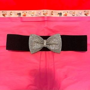 Queenia Sparkle Bow belt one size